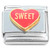 Sweet On Red Heart Italian Charm
