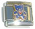 Blue Teddy Bear Italian Charm