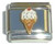 White Ice Cream Cone Italian Charm