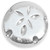 Silvertone Sanddollar Floating Locket Charm