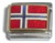 Flag of Norway Italian Charm