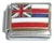 Hawaii State Flag Italian Charm