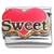 Sweet Heart Italian Charm