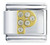 Letter P Italian Charm