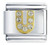Letter U Italian Charm