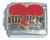 Hip Hop Heart Italian Charm