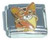 Brown Cat Italian Charm