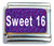 Sweet 16 Italian Charm