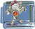 July Boy Italian Charm