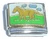 Horse In Field Italian Charm