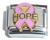 Hope Ribbon Italian Charm