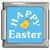 Happy Easter Italian Charm