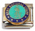 Army National Guard On Blue Italian Charm