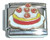 White Cake With Strawberries Italian Charm