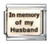 In Memory Of My Husband Italian Charm