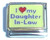 I Love My Daughter In Law Italian Charm