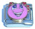 Pink Love Smiley Italian Charm