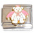 Bear With Pink Wings Italian Charm