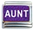 Aunt Purple Italian Charm