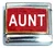 Aunt Red Italian Charm