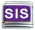 Sis Purple Italian Charm