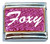 Foxy Pink Italian Charm