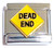 Dead End Sign Italian Charm