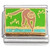Cute Monkey Drinking Water Italian Charm
