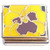 Pansy Yellow Flower Italian Charm