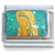 Nun Praying Teal Italian Charm