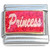 Princess Red Glitter Italian Charm