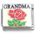 Grandma Red Rose Italian Charm
