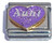 Aunt On Purple Heart Italian Charm