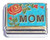 Mom With Red Rose Italian Charm
