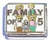 Family of Five On White Italian Charm