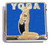 Yoga On Blue Italian Charm