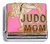 Judo Mom On Pink Italian Charm