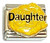 Daughter on Yellow Flower Italian Charm