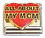 All About My Mom Red Heart Italian Charm