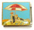 Couple Under Beach Umbrella Italian Charm