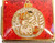 Snowman Couple Ornament On Red Italian Charm