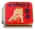 Karate On Red Italian Charm