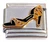 Black High Heeled Shoe Italian Charm