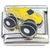 Yellow Monster Truck Italian Charm