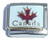 Canada Maple Leaf Italian Charm