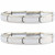 Superlink Brushed Italian Charm Starter Bracelet