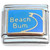Beach Bum Ocean Wave Italian Charm