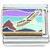 Bird Flying Colorful Sky Italian Charm