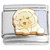 Cute White Puppy Dog Italian Charm