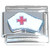 Red White Nurse Hat Italian Charm